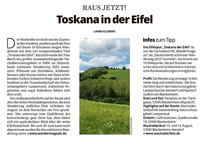 Am Eifelsteig Сasa de vacaciones Alendorf